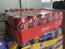 Coca-Cola blikjes, tray 24 x 33cl