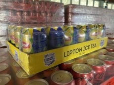 Lipton Ice Tea Lemon blikjes, tray 24 x 33cl